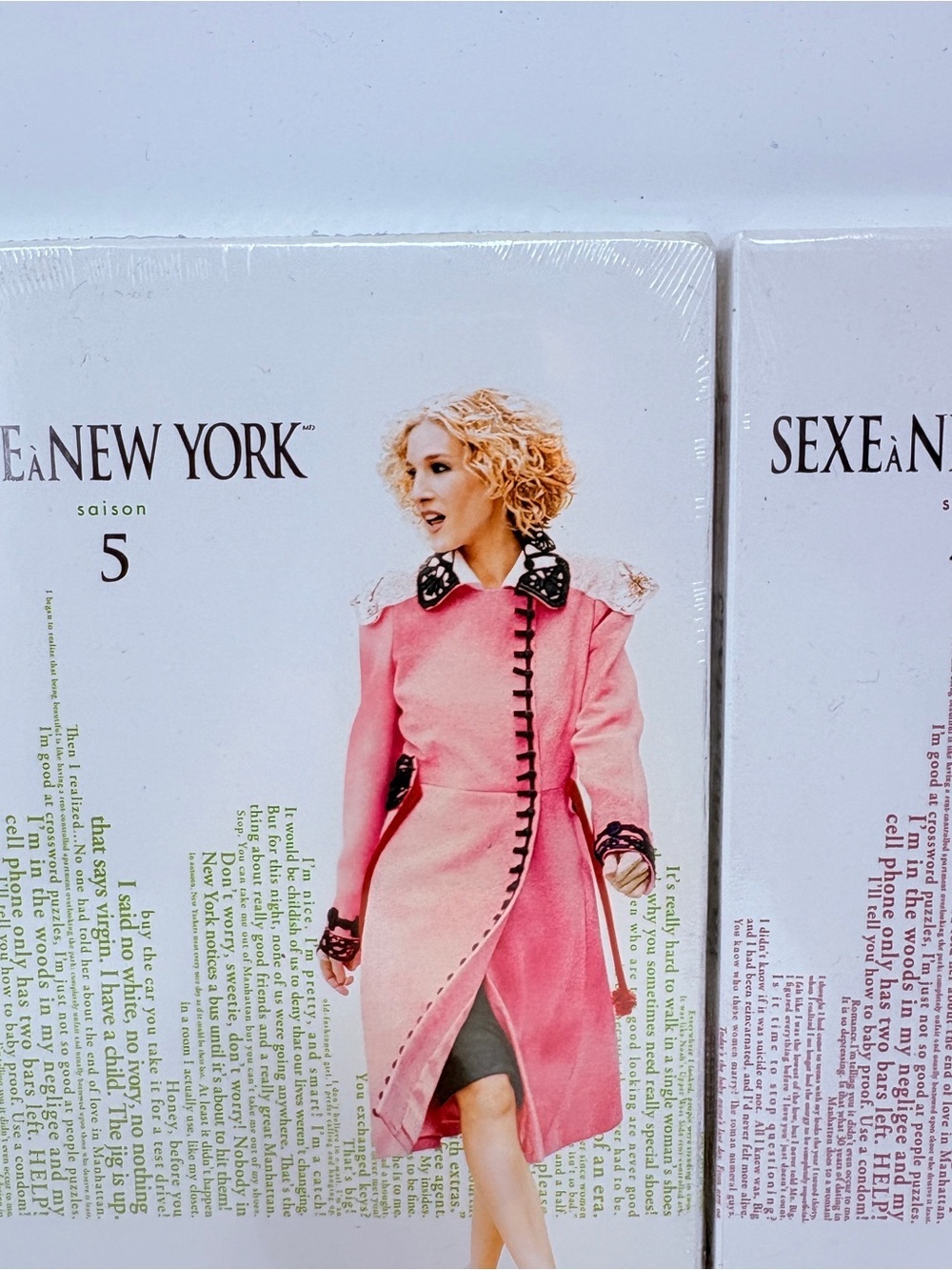 Sex and the City DVD Box Set Season 4-6 Covers - White, Pink, Brown - Picture 3 of 6